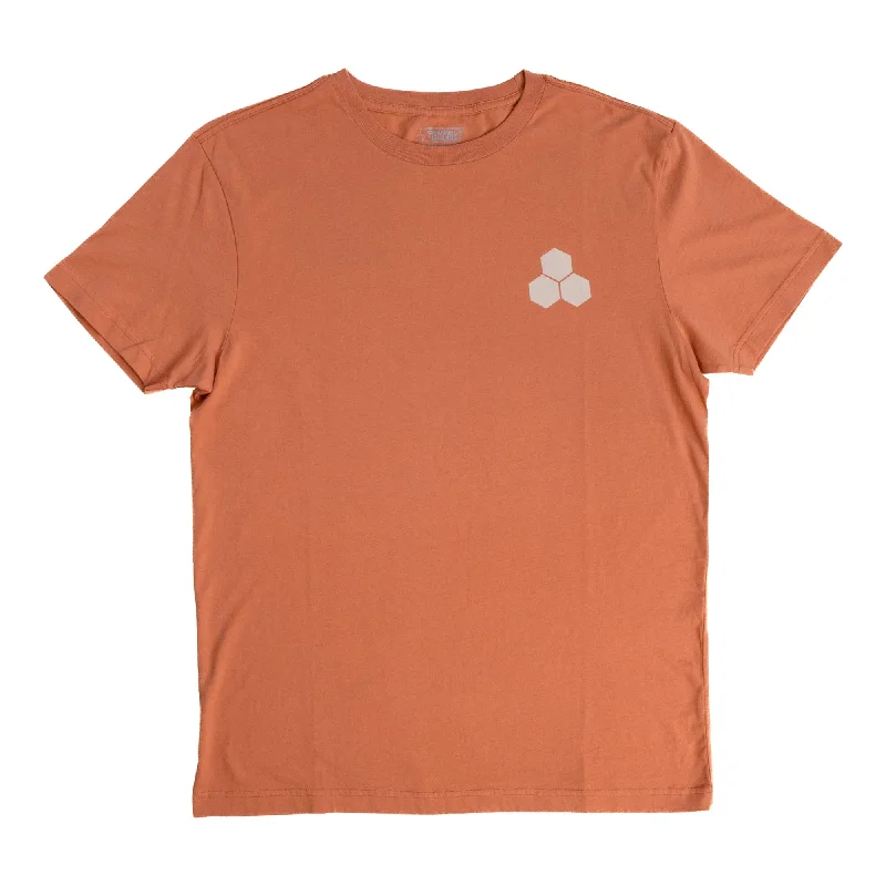 Channel Islands Solid Hex Men's S/S T-Shirt - Orange