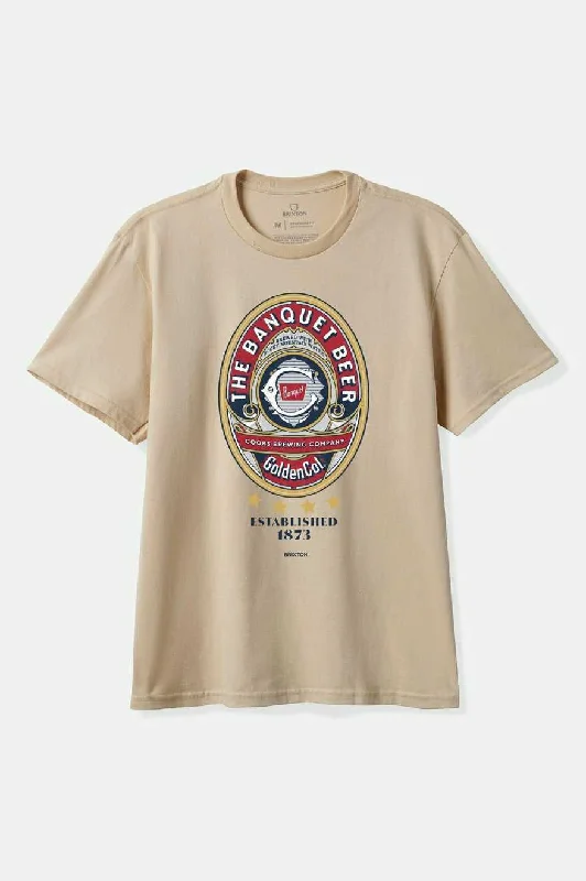 Coors Start Your Legacy Banquet S/S Standard T-Shirt - Cream