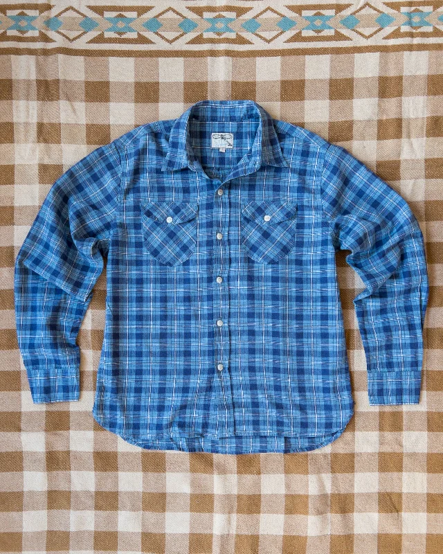 Cotton/Linen Hometeam Plaid Workshirt