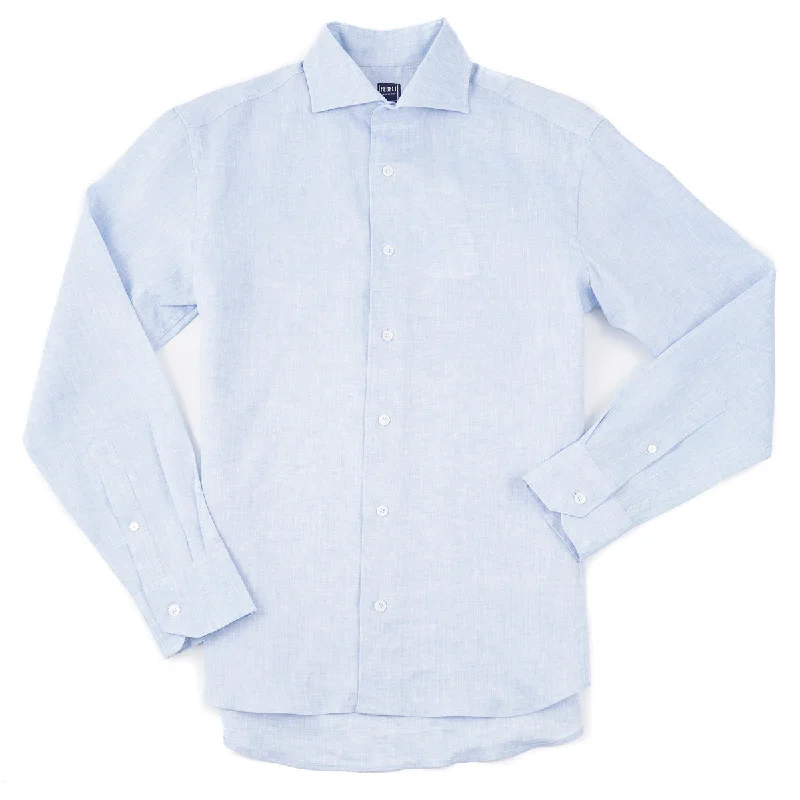 Fedeli 'Roby' Slim-Fit Linen Shirt