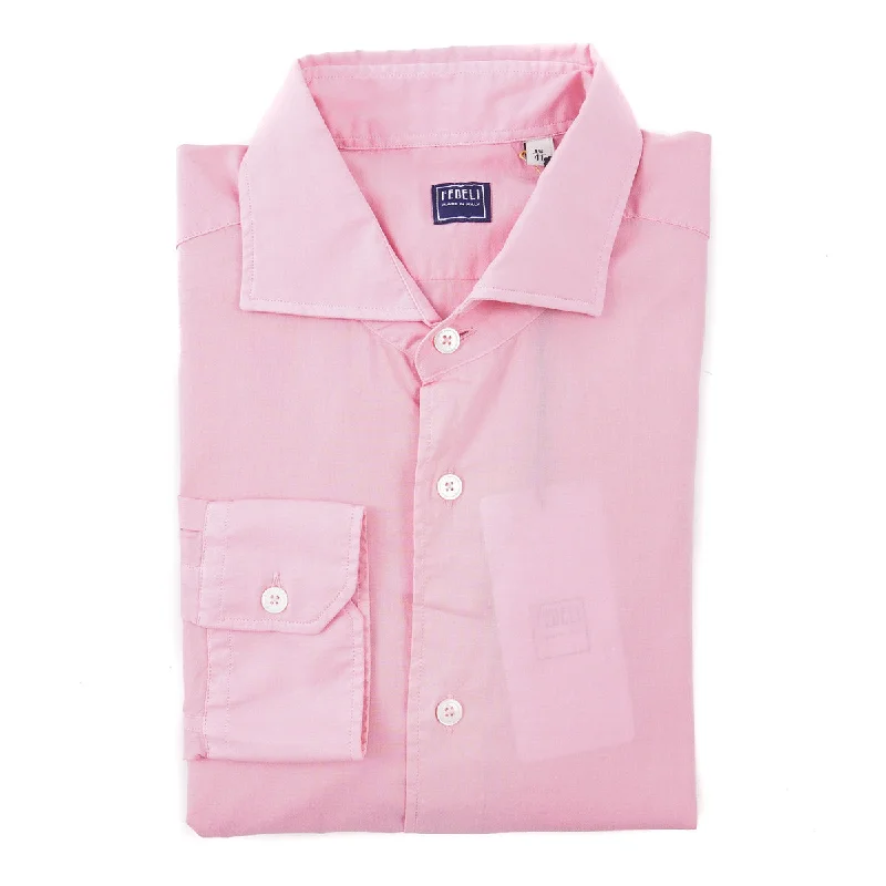 Fedeli 'Sean Panamino' Lightweight Cotton Shirt