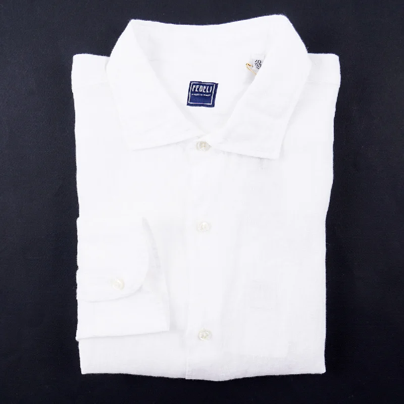 Fedeli Slim-Fit Linen Shirt