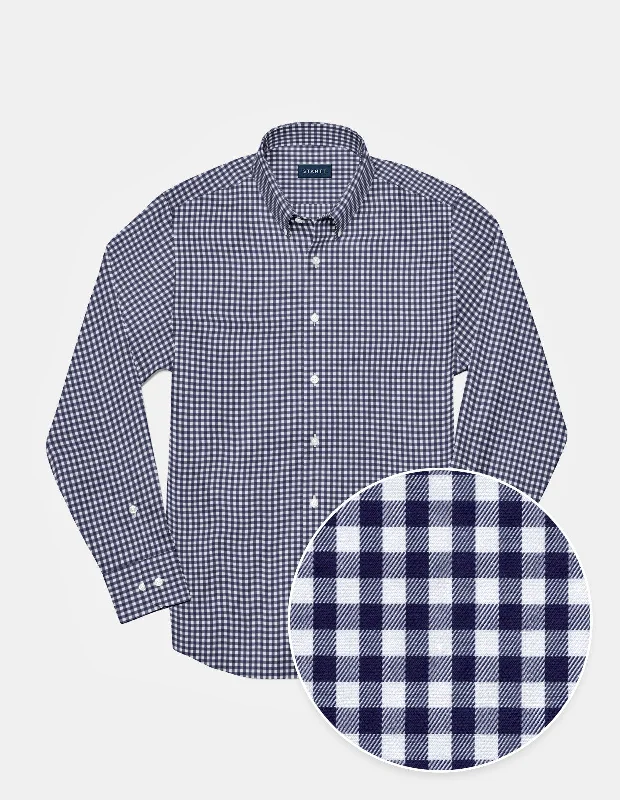 Gingham - Navy