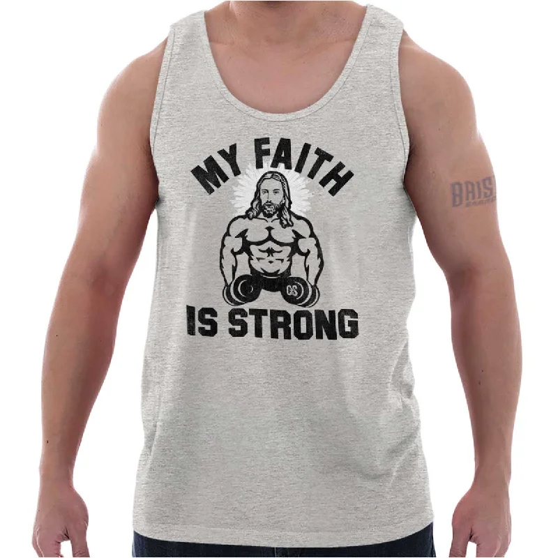 Gym Jesus Christ Strong Tank Top