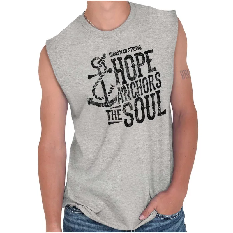 Hope Anchors the Soul Sleeveless T-Shirt