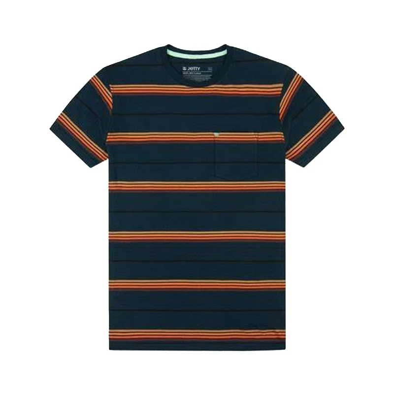 Jetty Kilmaric Knit Men's S/S T-Shirt - Navy