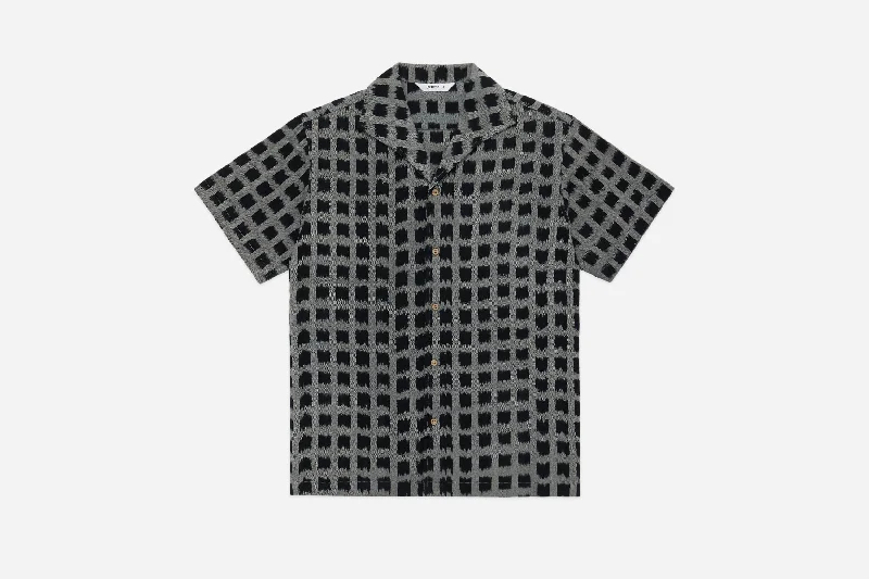 Leisure Shirt ~ Black Ikat