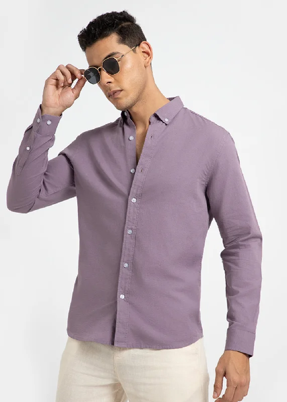 Lilac Cotton Linen Shirt