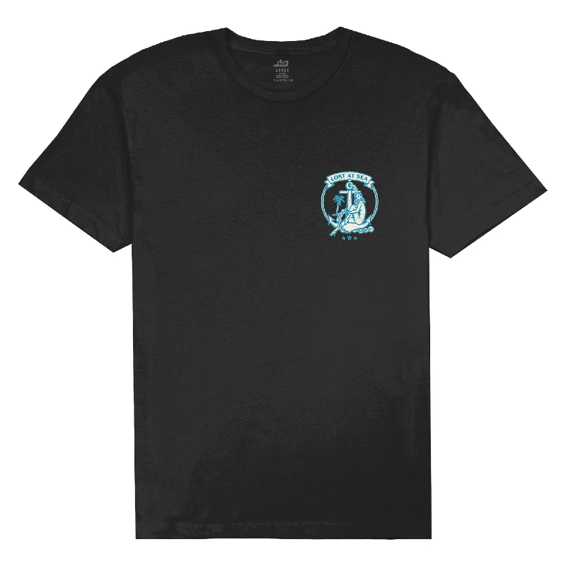 Lost At Sea Men's S/S T-Shirt - Black