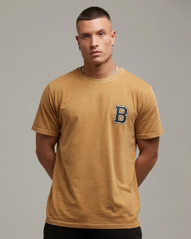 BINGHAM MEN'S CREW NECK T-SHIRT | TOBACCO