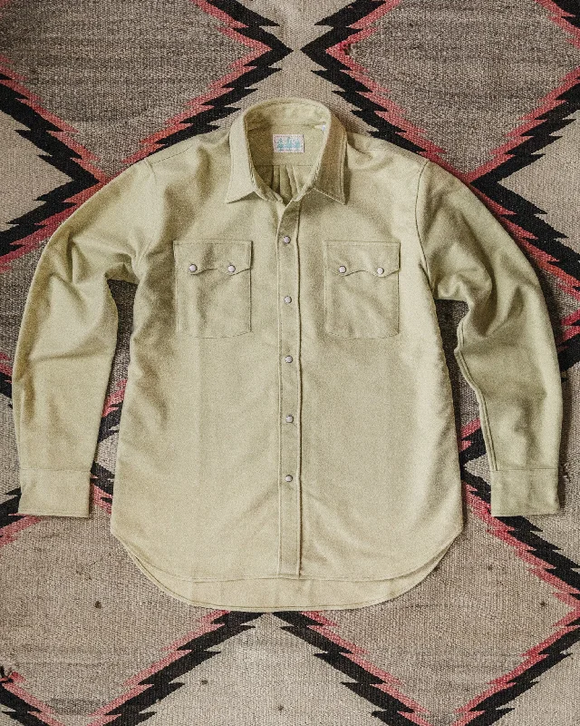 Moleskin Pearlsnap Shirt - Yellow Chamois