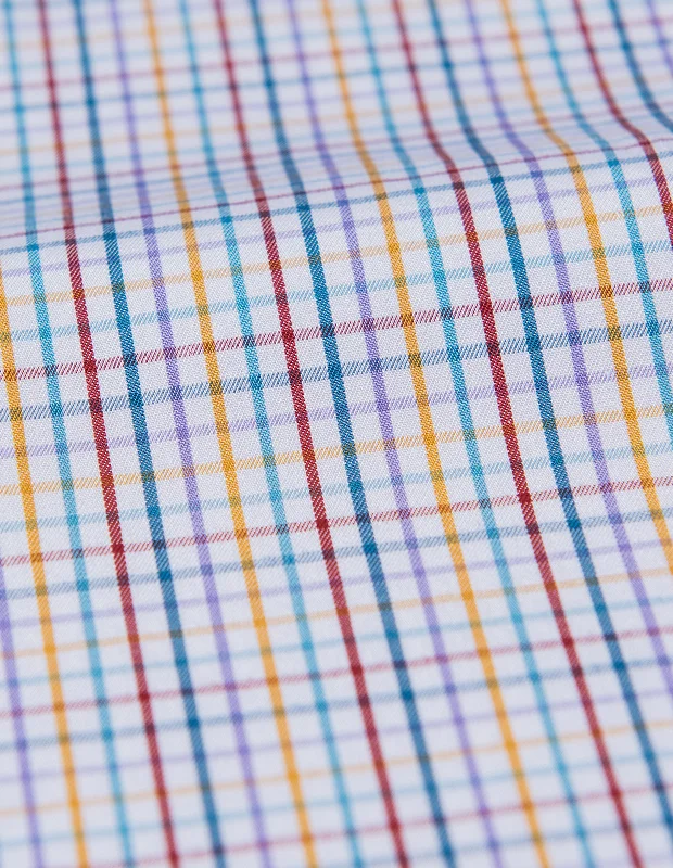 Multi Color Broadcloth Tattersall