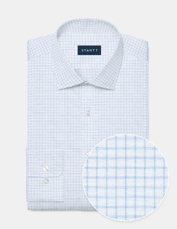 Powder Blue Royal Oxford Graph Check