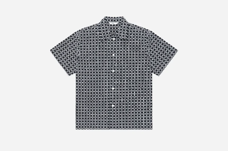 Resort Shirt ~ Black Rattan