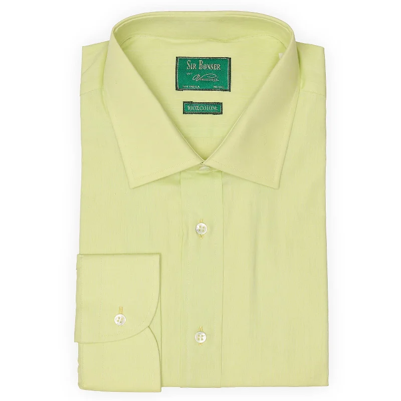 SIR BONSER for Vannucci Mint Green Cotton Dress Shirt EU 44 NEW US 17.5