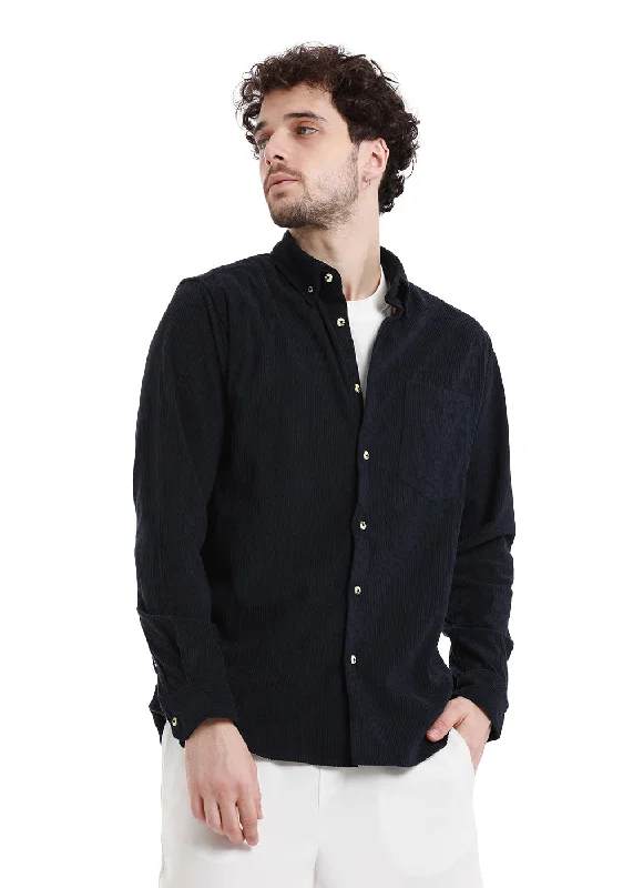 Space blue Corduroy shirt