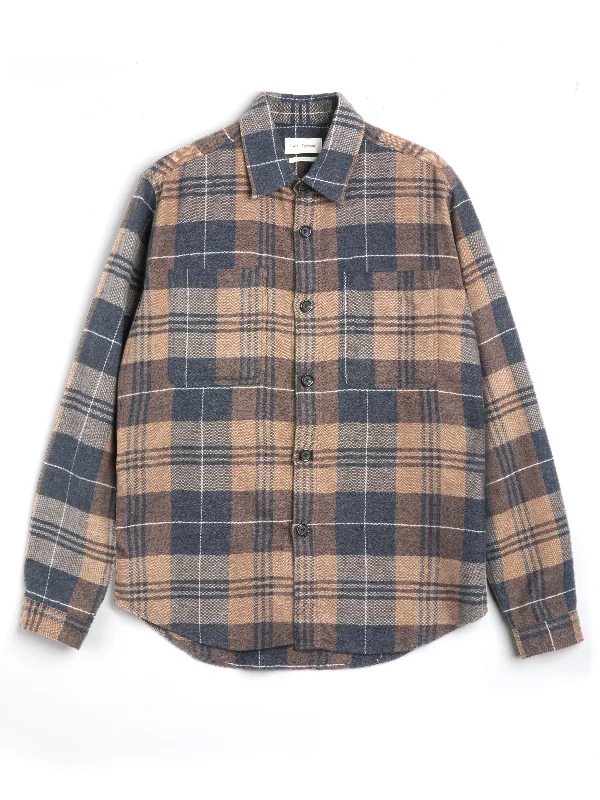 Treviscoe Shirt Larsen Brown