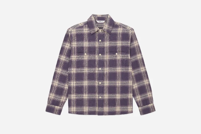 Utility Flannel ~ Faded Lilac