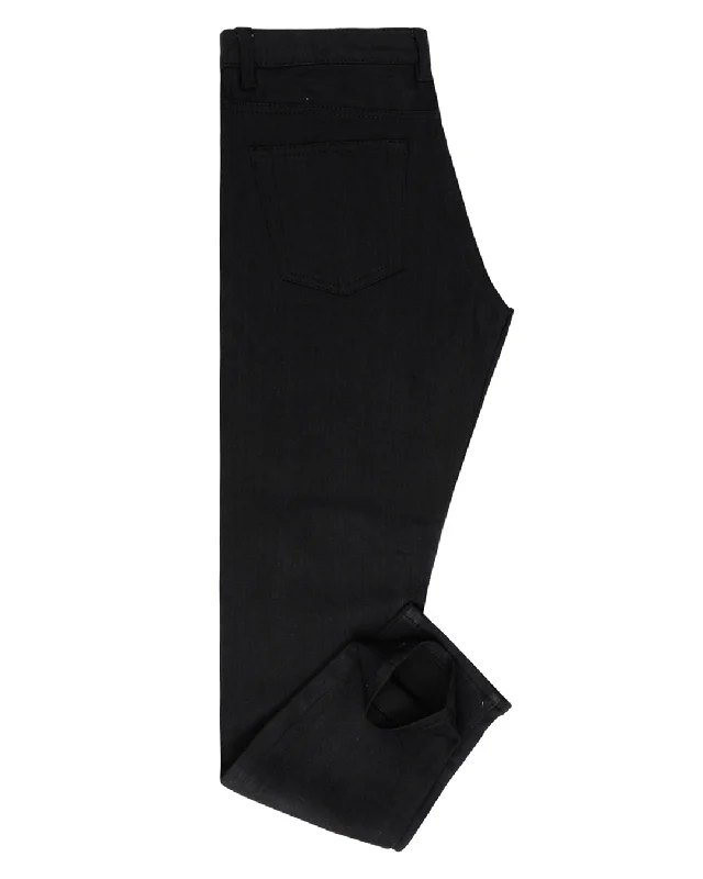 Tech Stretch Black Jeans