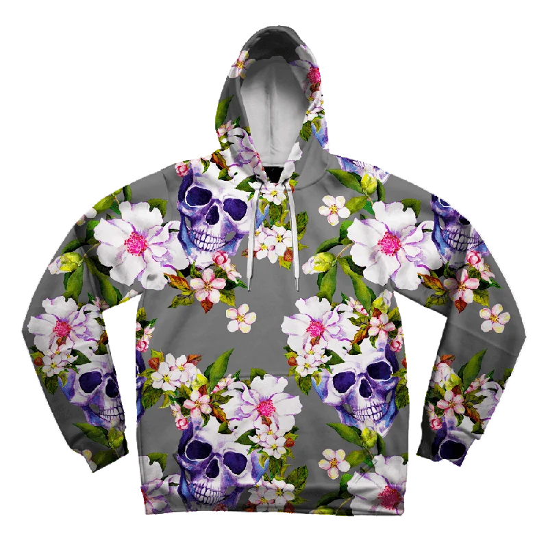 Blooming Skull Unisex Hoodie