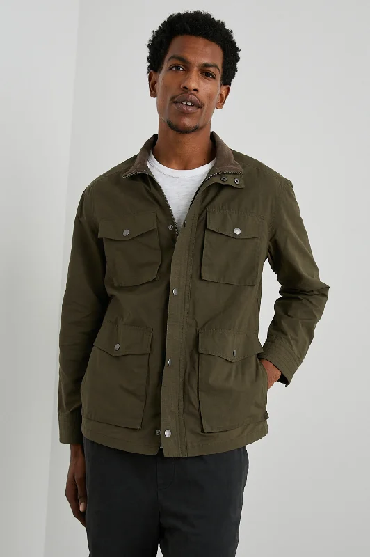 CARDIFF JACKET - DARK OLIVE