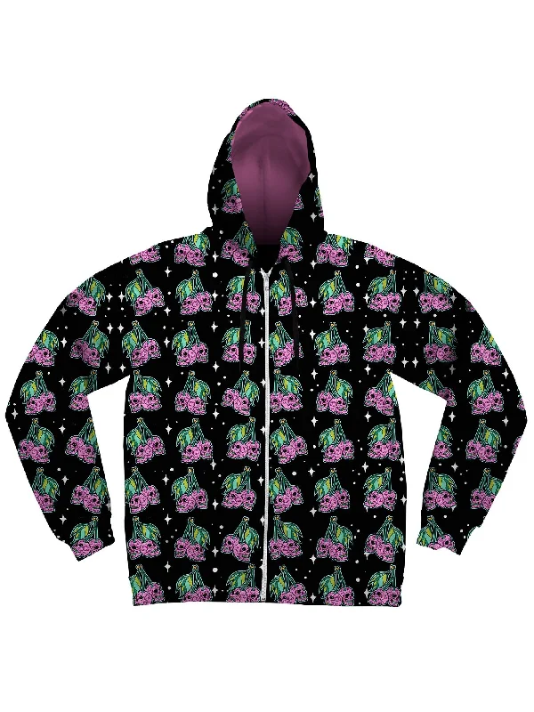 Cherry Skull (Black) Unisex Hoodie