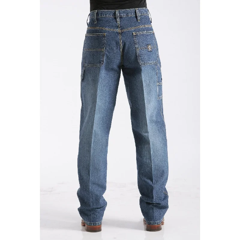 Cinch Men's Loose Fit Blue Label Jean-Medium Stonewash