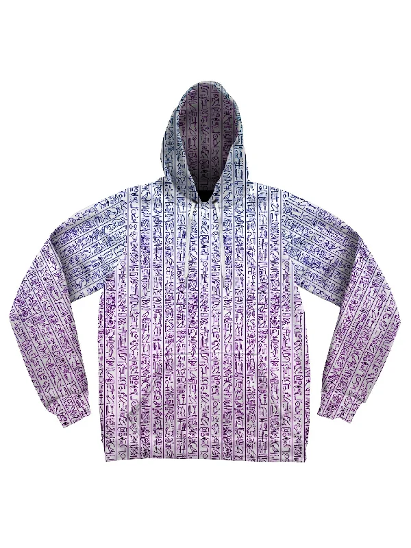 Egyptian Glyphs (Magenta) Unisex Hoodie