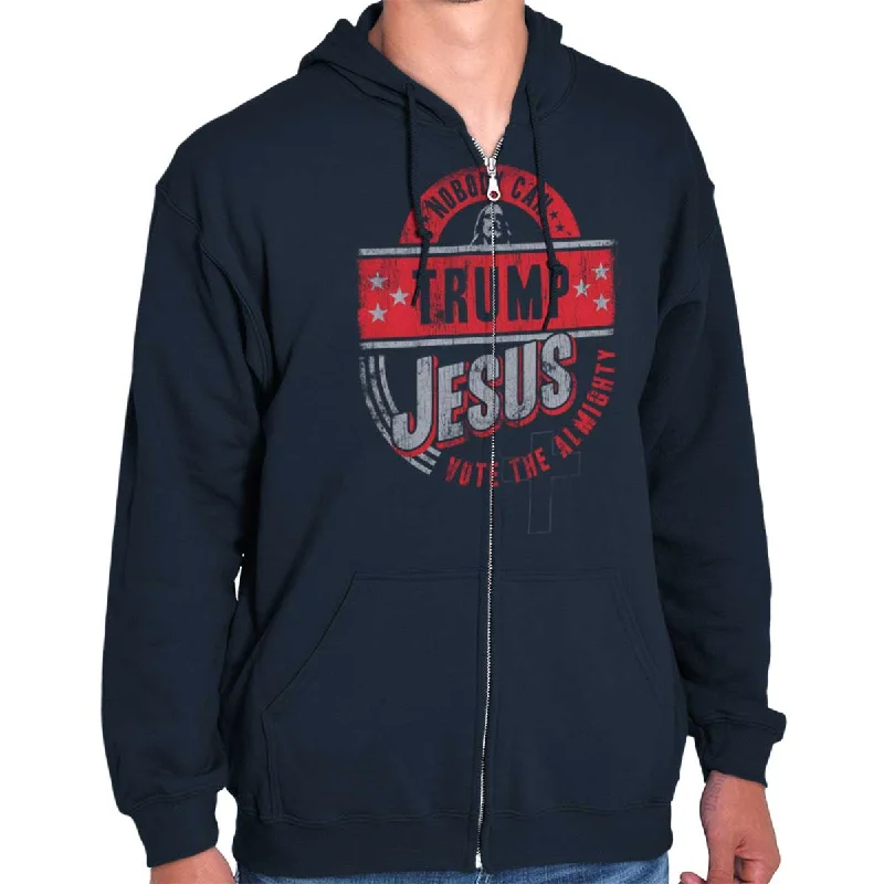 Nobody Can Trump Jesus Zip Hoodie