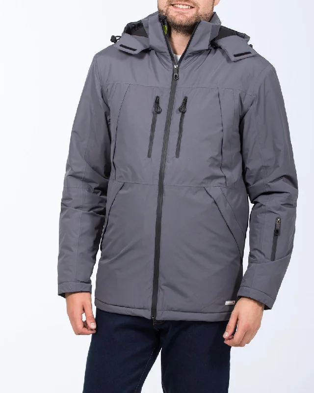 North 56 Tall Waterproof Rain Jacket (stone)