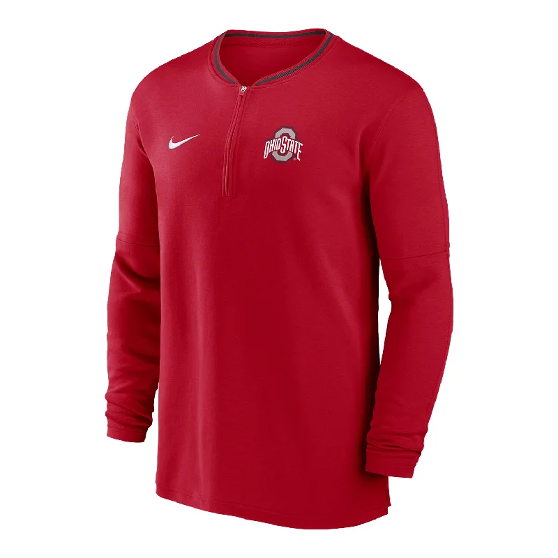 Ohio State Buckeyes Nike Dri-FIT Coach Scarlet Jacket