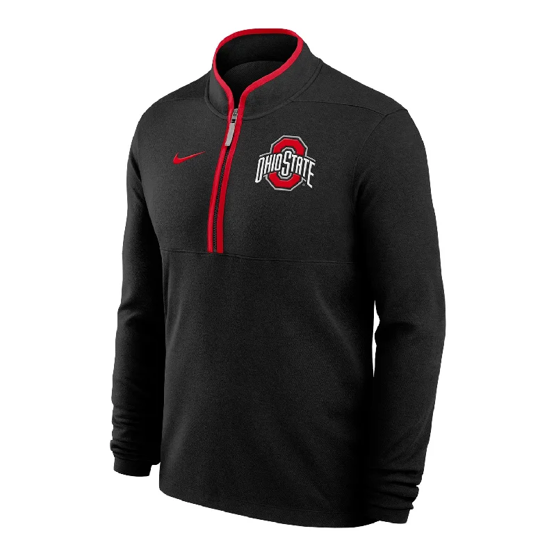 Ohio State Buckeyes Nike Victory 1/2 Zip Black Jacket