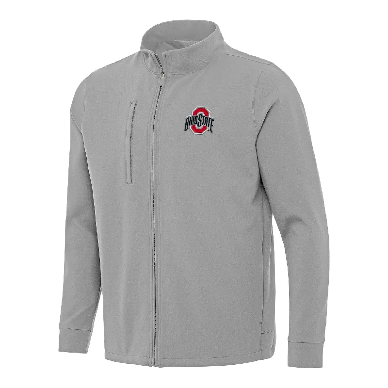 Ohio State Buckeyes Regard Gray Full Zip Jacket