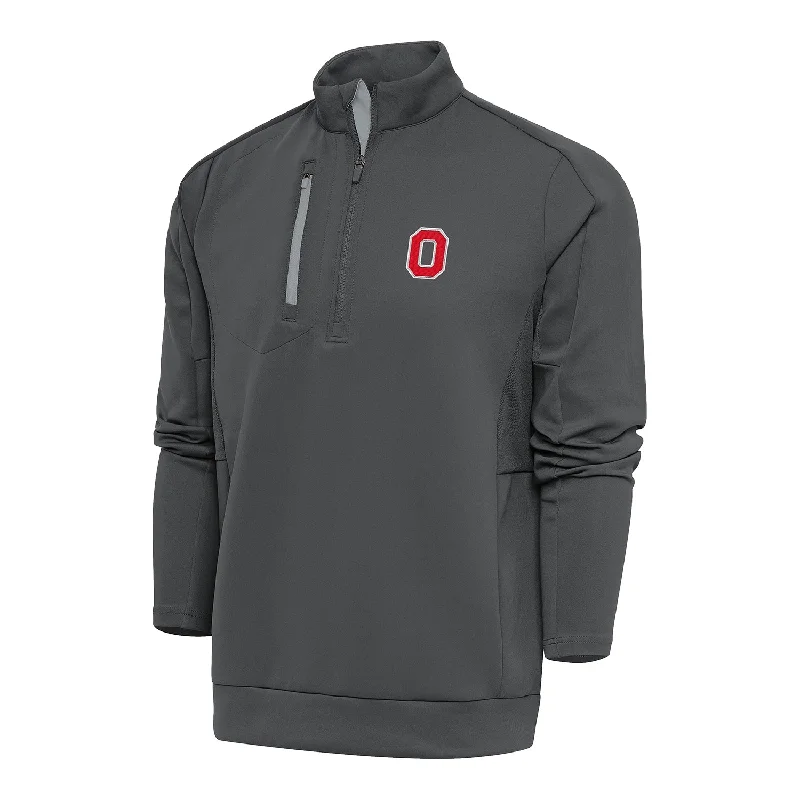 Ohio State Buckeyes Generation 1/4 Zip Gray Pullover Jacket