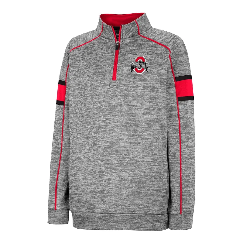 Youth Ohio State Buckeyes Sloolunkas 1/4 Zip Jacket