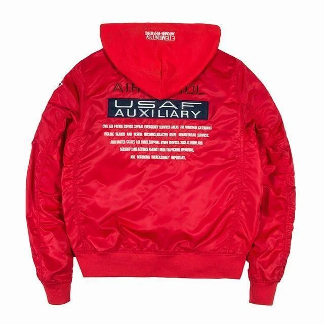 Red W/Hoodie