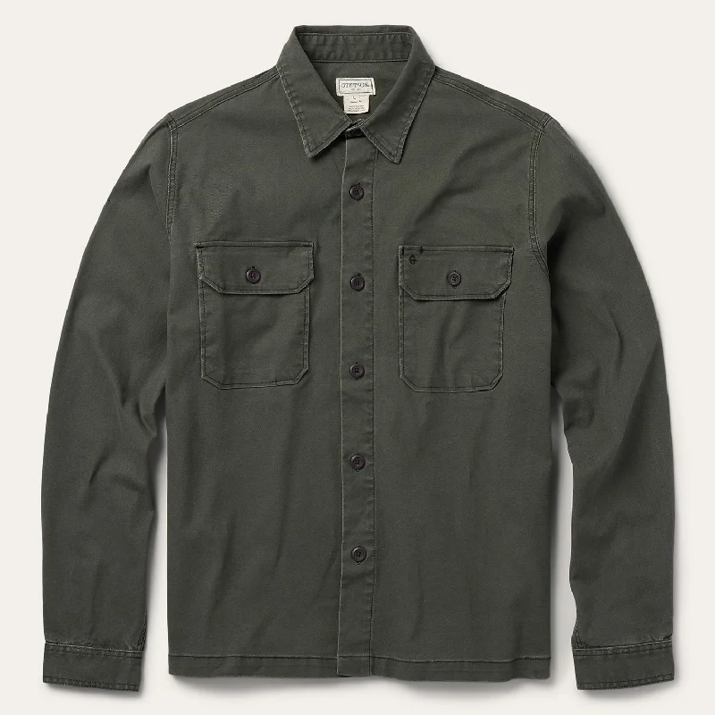 Stretch Canvas Jac-Shirt