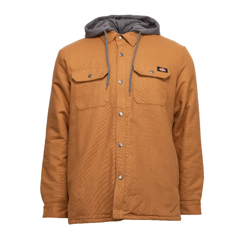 Hooded Shirt Jacket - Mens