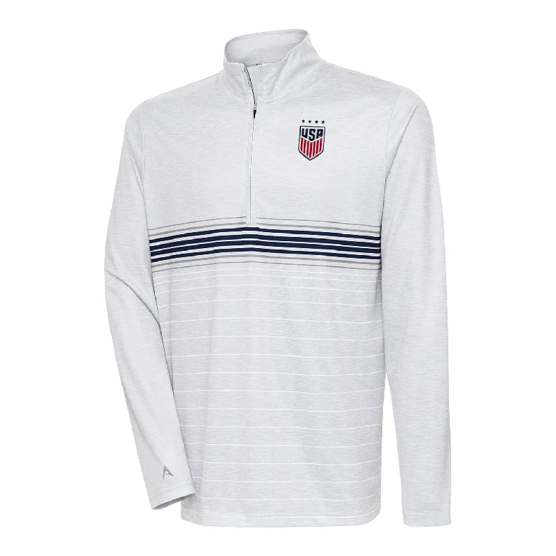 Men's Antigua USWNT Bullseye White Pullover