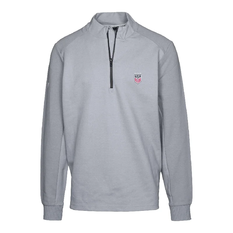 Men's Levelwear USWNT Galaxy Grey 1/4 Zip