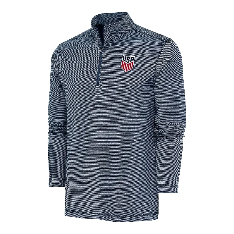 Men's Antigua USMNT Shore Blue Pullover