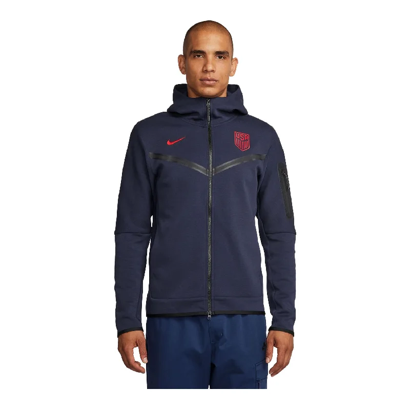 Men's Nike USA Tech Fleece Full-Zip Navy Jacket