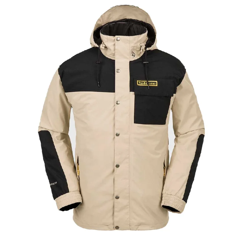 Volcom Mens Longo Gore-Tex Jacket - Khakiest