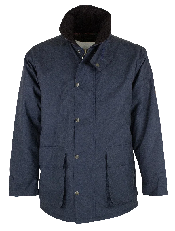 W18 - Men's Knightsbridge Staywax Jacket - NAVY