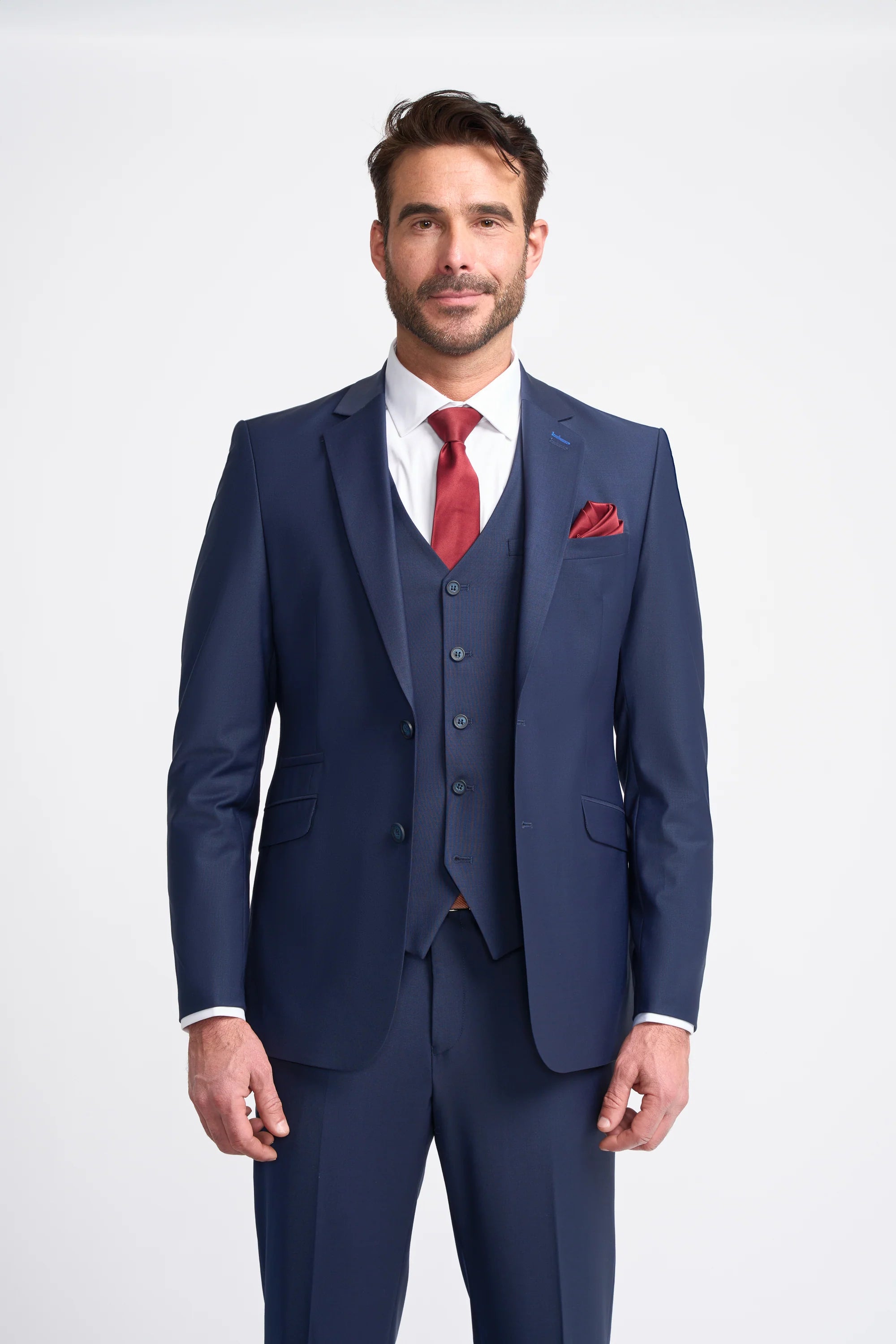 Bond - Men's Navy Tailored Fit Blazer