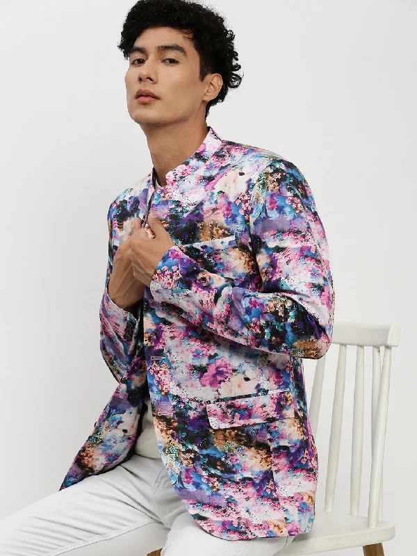 Men Multi Printed Blazer