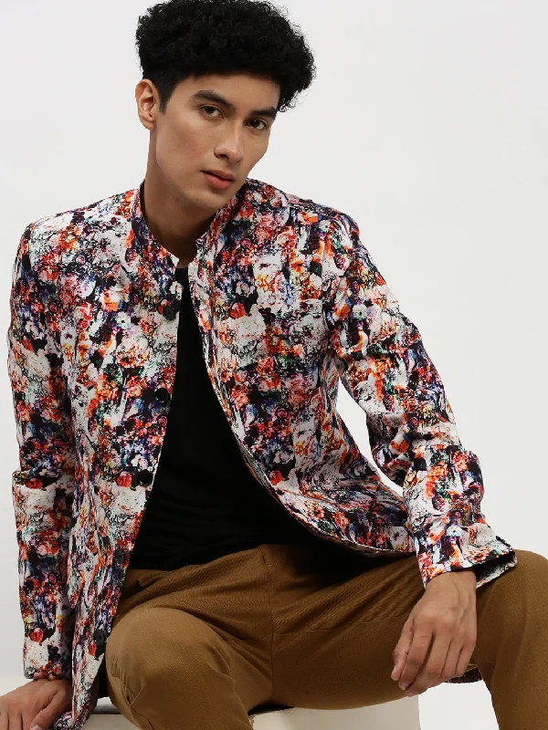 Men Multi Printed Blazer